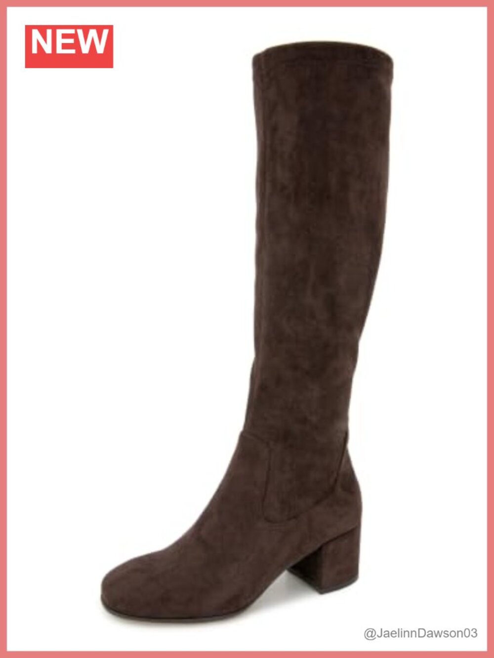 Kenneth Cole Rida Stretch Boot Wide Calf Faux Leather Knee-High Zip